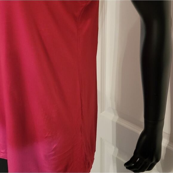 BRAND NEW DARK RED  SHORT SLEEVE WOMEN"S TOP - Picture 16 of 16